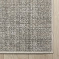thumbnail image 7 of Well Woven Abstract Burst Modern Retro Plaid Flat-Weave Beige Anthracite 5'3" x 7'3" Area Rug, 7 of 7