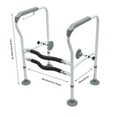 thumbnail image 2 of Toilet Safety Rails Toilet Handles for Elderly Handicap Toilet Frame Grab Bar, 2 of 15
