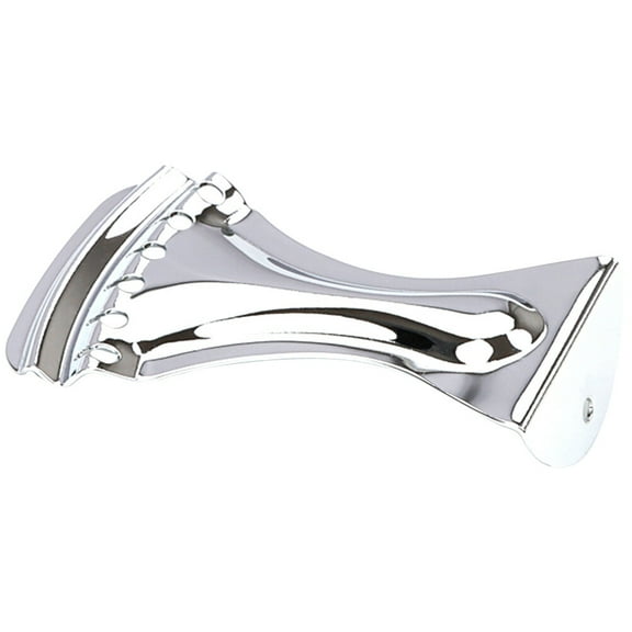 Guitar Tailpiece for String Instruments Metal Silver Color Durable Design 70 to 100 Characters