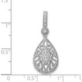 thumbnail image 4 of 14K White Gold 1/6Ct. Diamond Pendant Made In India pm5171-016-wa, 4 of 5