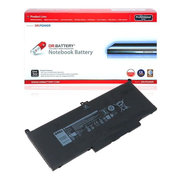 DR. BATTERY - Replacement for Dell Latitude 7280 / 7480 / E7280 / DM3WC / F3YGT