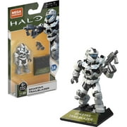 MEGA Halo Heroes Series: 14 Spartan Trailblazer Micro Action Figure with Combat Accessory