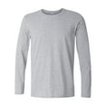 thumbnail image 5 of Gildan Softstyle Long Sleeve T-Shirt for Men, 4.5 oz Ring-Spun Cotton, Modern Classic Fit, Sport Grey, Pack of 6, 2XL, 5 of 5