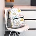 thumbnail image 6 of Goofa Little Elephant Print Casual Backpack for Women Men,Waterproof High School Bookbag,Lightweight Travel Daypack,Classic College Backpack,Laptob Backpack, 6 of 6