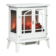 thumbnail image 1 of HOMCOM Electric Fireplace Heater Fireplace Stove with Overheat Protection, 1 of 10