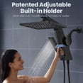 thumbnail image 5 of HOPOPRO 12 Inch High Pressure Rain Shower Head with Filter,Rainfall and Handheld Shower Head with Hard Water Filter, Stainless Steel Shower Hose, 5 of 11