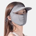 thumbnail image 3 of Full Face Cover Sunscreen Face Veil UV Protection Sun Shield Face Cover for Women Girls Summer Hat with Eye Shield, 3 of 4