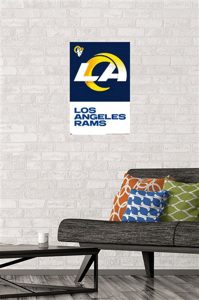 NFL Los Angeles Rams - Logo 20 Wall Poster, 14.725" x 22.375"