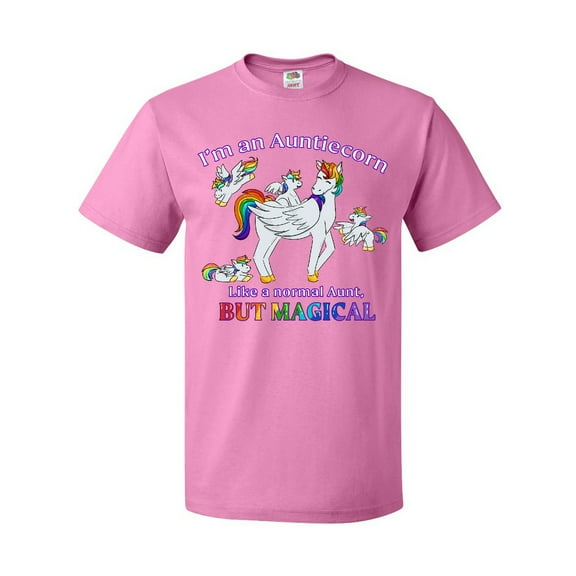 Inktastic I'm an Auntiecorn Like a Normal Aunt but Magical T-Shirt