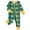 1PCS Green Alien, variant on Bamboo Viscose Newborn Baby Footless Pajamas, Sleep and Play Zipper Sleeper for Infant Boys - Sports Balls