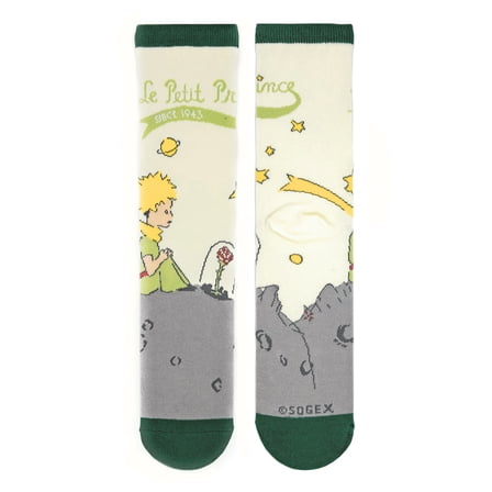 Men’s Novelty Crew Socks, Crazy Funny Cotton Dress Socks Gift - The Litle Prince