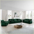 thumbnail image 2 of 3-Piece Retro Modern Oversized Sectional Sofa Set - Plush Corduroy Fabric, Single/2-Seater/3-Seater for Living Room Comfort, 2 of 19