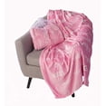 thumbnail image 4 of BlankieGram “Hugs” Plush Throw Blanket- Inspired Gift Ideas for The Entire Family, Comfort Gifts, Pink, 4 of 6