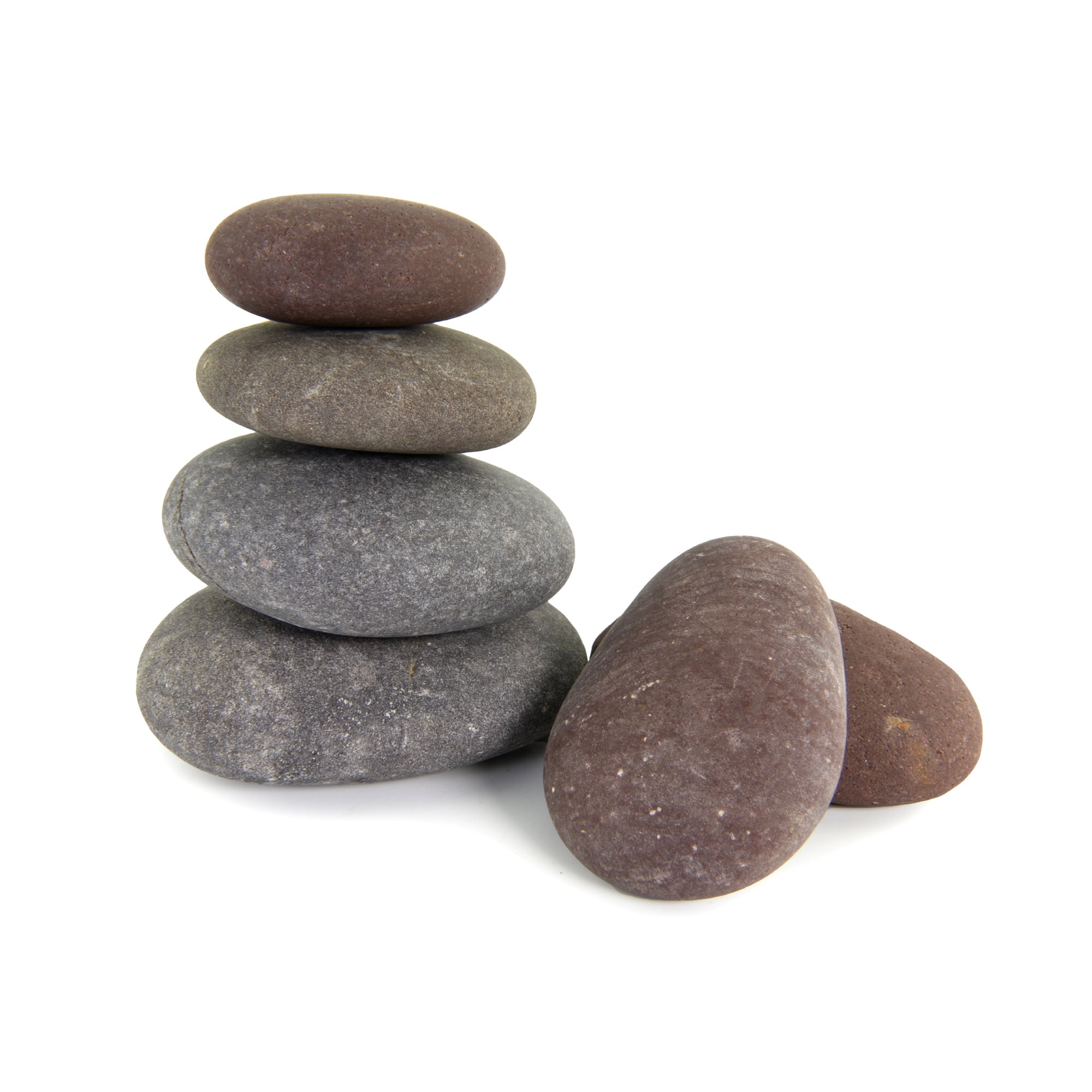 Painting Pebbles | 20 Small Painting Rocks, Plum, 1"-2"
