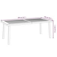 thumbnail image 4 of vidaXL Garden Table 200x100x75 cm Solid Wood Acacia, 4 of 5