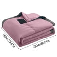 thumbnail image 5 of Kbndieu Cooling Blanket Cool and Comfortable Double Sided Cold Effect Blanket Cool Fiber Soft Blanket Summer Cool Conditioning Quilt Summer Essentials, 5 of 5
