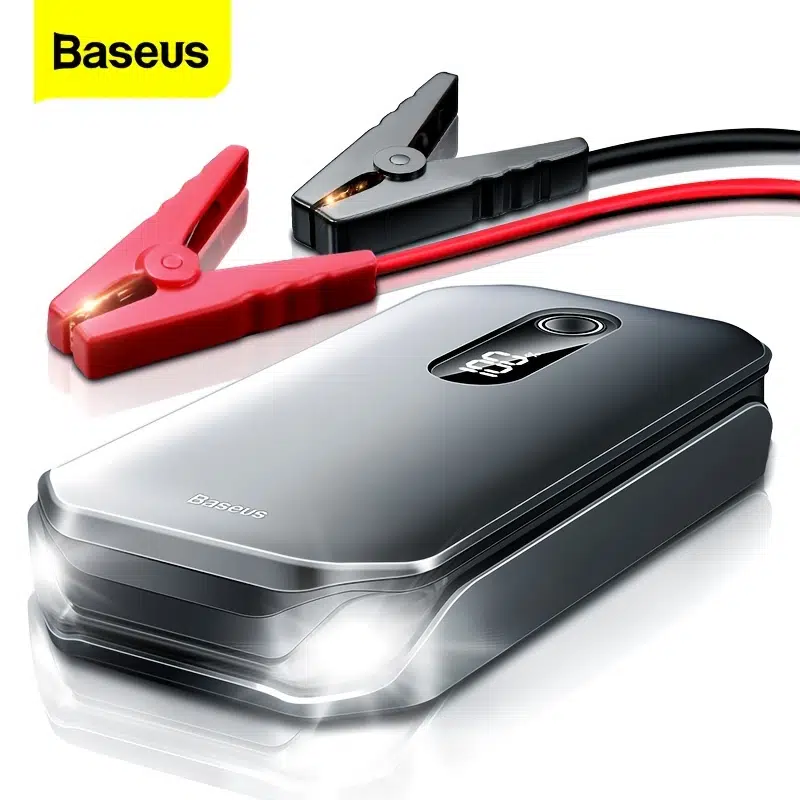 Baseus Portable Car Jump Starter Device Power Bank Emergency 10000mAh High  Power 12V Car Battery Booster Auto Starting Device 
