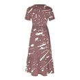 thumbnail image 5 of Yuyuzo T-Shirts à Manches Longues pour Femmes Col Rond Uni Tunique Ample Hauts Décontractés Confortables Basiques, 5 of 5