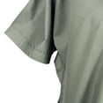 thumbnail image 3 of Hijaz Warm Gray V-Neck Short Sleeve Casual Men's Thobe Arab Robe Dishdasha - 64, 3 of 3