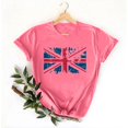 thumbnail image 3 of Camisetas de Verano de Manga Corta de las Mujeres Nuevo Suéter de Cuello de Tripulación, Top de Fiesta Impreso Casual para la Primavera, 3 of 4