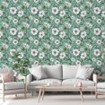 thumbnail image 3 of Abyssaly Blue White Floral Wallpaper 17.7"x 118" Clearance Floral Peel and Stick Wallpaper Contact Waterproof Vinyl Roll Paper for Bedroom Nursery Wall Decor Cabinets, 3 of 10