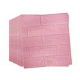 thumbnail image 1 of Pegatinas de pared 3D de espuma, papel tapiz con patrón de ladrillo de imitación para sala de estar, dormitorio, pared de TV, pegatinas autoadhesivas impermeables, 10 Uds., 1 of 4