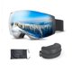 thumbnail image 1 of JM Gafas de esquí PRO: gafas de nieve con lentes intercambiables y sin montura con protección 100% UV400 para hombres y mujeres JM, 1 of 3