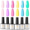 thumbnail image 2 of Juego de esmaltes de uñas en gel de 6 colores y 8 ml Diseño de uñas Labymos  Natural, 2 of 7