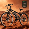 thumbnail image 3 of ASKGO 1500W Peak 750W Rated Electric Bicycle 48V 10Ah,26'' E-Mountain Ebike 25MPH 45-65Miles Range,Removable Battery Ages16+ UL2849, 3 of 11