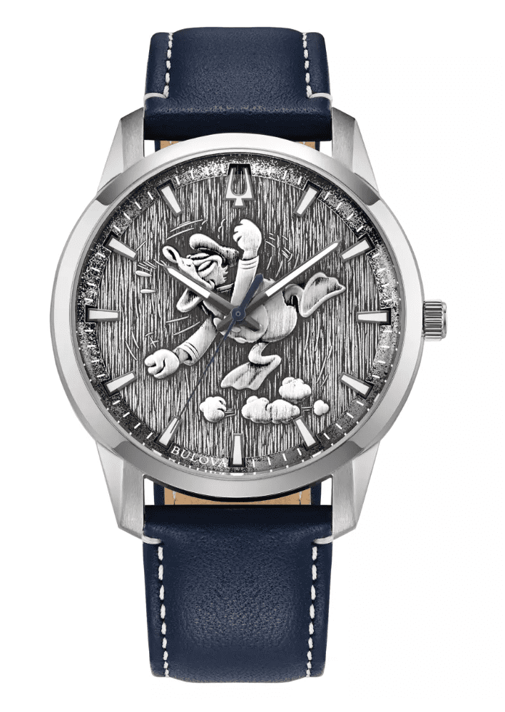 Disney Parks Mickey Mouse Silhouette Stainless Steel Quartz Watch