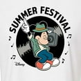thumbnail image 3 of Disney - Mickey & Friends - Summer Festival - Dancing - Juniors Cropped Cotton Blend T-Shirt, 3 of 5
