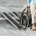 thumbnail image 4 of Heavy-Duty Anti-Slip Wheelchair Ramp - 661Lbs Capacity, Perfect for Home and Travel, 4 of 9