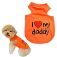 thumbnail image 1 of Camiseta para perros Chalecos de verano para mascotas Ropa para cachorros Disfraces lindos Camisas Ropa suave y transpirable Ropa para perros con estampado de moda Trajes para perros pequeños y, 1 of 6