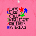 thumbnail image 4 of Inktastic Autism Awareness Acronym Boys or Girls Baby T-Shirt, 4 of 5