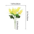 thumbnail image 2 of Specollect Clearance 1Pcs Hyacinth Artificial Fake Flowers Silk Plastic Plant Arrangement for Home Indoor Outdoor Garden Wedding Table Vase Decorations Faux Flower, 2 of 5