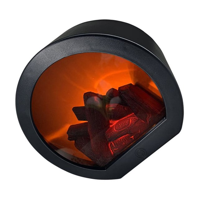 Matsuzay Lámpara LED de repuesto para chimenea de ABS, alimentada por batería, interfaz USB, decorativa, recargable, para el hogar y la sala Iluminación y accesorios