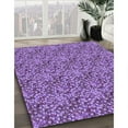 thumbnail image 3 of Ahgly Company Machine Washable Indoor Rectangle Transitional Heliotrope Purple Area Rugs, 2' x 5', 3 of 7
