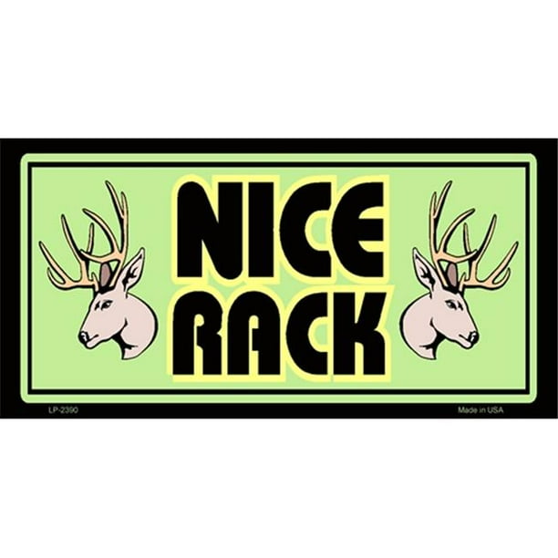 LP2390 Nice Rack Deer Hunting Hunting License Plates Tags
