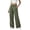 Green, variant on Women Pants Casual Corduroy High Stretch 11-Wale High Waist Pants Wide Leg Commuter Trousers with Pockets Office Wear,Brown_S