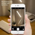 thumbnail image 3 of Lámpara de escritorio LED inalámbrica recargable por USB, intensidad regulable táctil 3 modos de color, lámpara de lectura de mesa para niños mesita de noche para dormitorio, 3 of 5