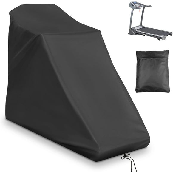 Treadmill Cover, 160*95*110cm Waterproof Outdoor Treadmill Covers with Drawstring, Upgrade Dust Proof Heavy Duty Non-Folding Running Machine Cover for Indoor Outdoor