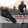 thumbnail image 4 of Bicicleta WEST BIKING Sillín de bicicleta PU Cuero MTB Cojín de asiento transpirable (Negro), 4 of 4