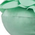 thumbnail image 6 of JWH 3D Round Decorative Flower Throw Pillow Covers with Insert Circular Soft Velvet Pillow for Living Room,Bedroom and Hotel in Light Mint 14inch, 6 of 7