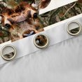 thumbnail image 4 of Feelyou Jungle Reindeer Moose Curtains Pack of 2 (42x84 Each), Rustic Wildlife Animal Curtains Blackout, Vintage US Flag Bedroom Curtains, Black Out Curtains Decor, 4 of 6