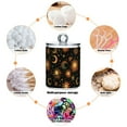 thumbnail image 6 of Yayeee 2 Pack Qtip Holder Bathroom Cotton Swab Canister with Lid Clear Dispenser Set, Sun Moon and Stars Pattern, 6 of 6