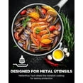 thumbnail image 6 of Pots and Pans Set Hybrid Stainless Steel, 10PC Nonstick Tri-Ply Cookware Set w/Frying pan, Dishwasher & Oven Safe,  Metal Utensil Safe, Suitable for All Cooktops, 6 of 7