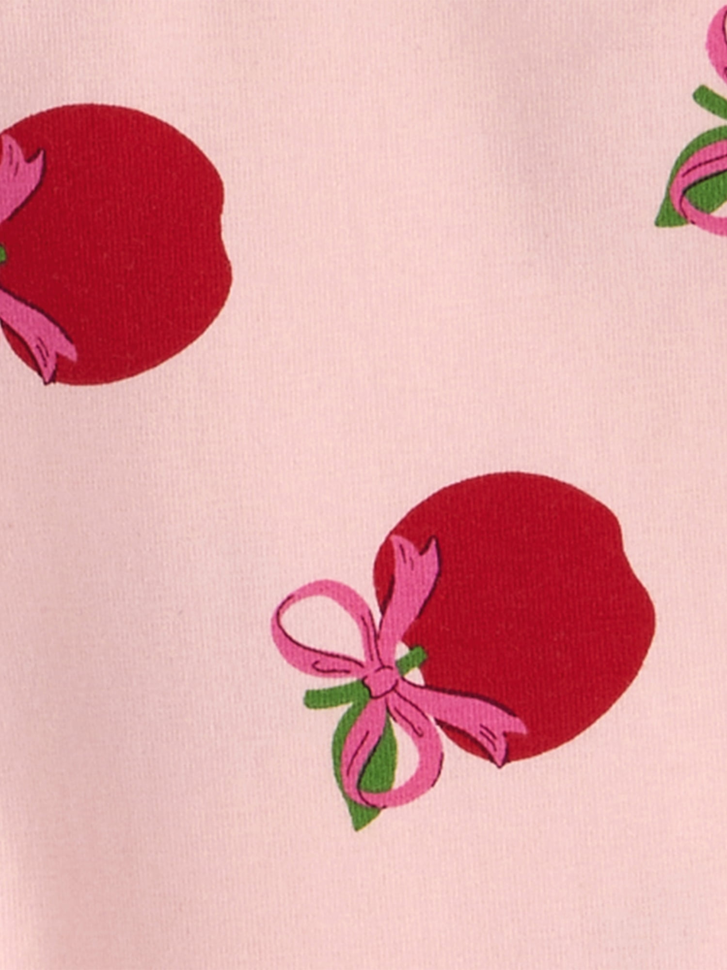 The Children's Place Baby And Toddler Girls Apple Bow Leggings, Sizes 6M-5T