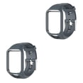 thumbnail image 3 of Maytalsory Silicone Wristband Strap For 2 3 Runner 2 3 Spark 3 GPS Watch grey 2Set, 3 of 6