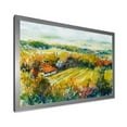 thumbnail image 2 of Designart 'Autumn Rural Landscape' Country Framed Art Print, 2 of 4
