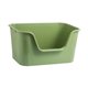 thumbnail image 3 of Bandeja de arena para mascotas superior abierta Caja de arena para gatos Grande a prueba de salpicaduras Deep Loo Durable Kitty Verde Yuyangstore Bandeja de arena para gatos, 3 of 8